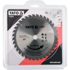 YATO Disc circular pentru lemn 190X36TX20mm..
